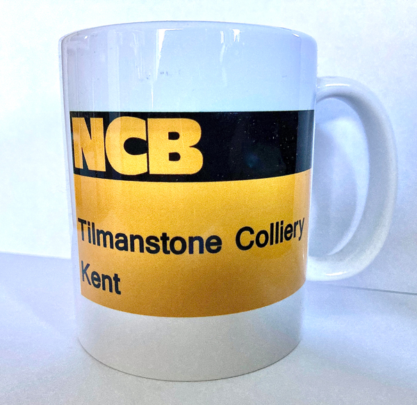 Image of a tea mug with colliery NCB logo